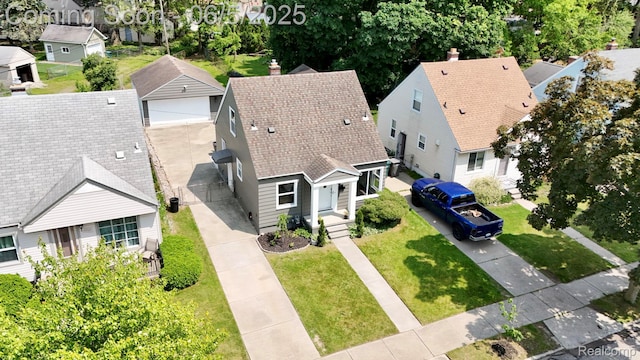2231 Parker St, Dearborn, MI 48124 - aerial perspective of suburban area