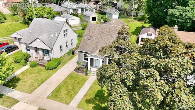 2231 Parker St, Dearborn, MI 48124 - aerial perspective of suburban area