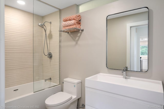 1093 Greentree Rd, Bloomfield Hills, MI 48304 - full bathroom with  shower combination, vanity, and toilet