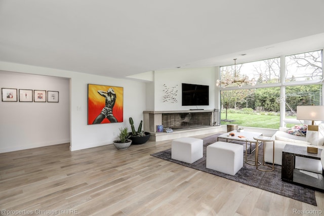 1093 Greentree Rd, Bloomfield Hills, MI 48304 - living room featuring wood finished floors