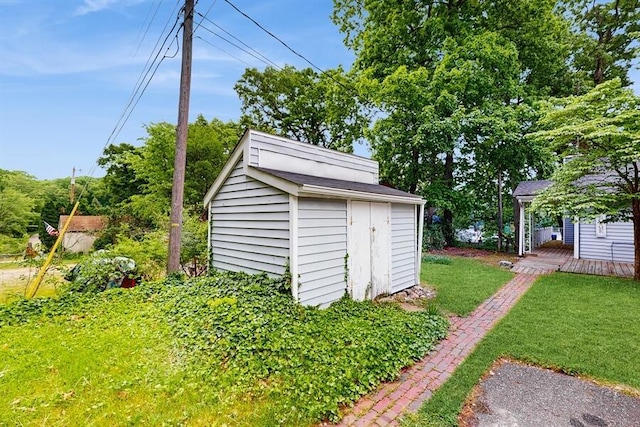 14883 Hideaway Dr, Vandalia, MI 49095 - view of shed