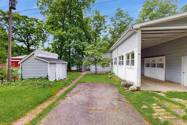 14883 Hideaway Dr, Vandalia, MI 49095 - view of grassy yard