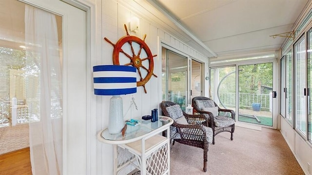 14883 Hideaway Dr, Vandalia, MI 49095 - sunroom / solarium featuring plenty of natural light