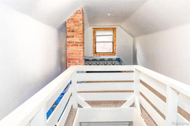19176 Barlow St, Detroit, MI 48205 - stairway with lofted ceiling