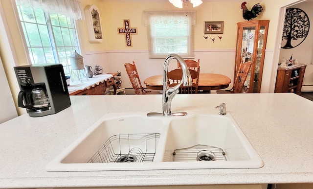 1308 Beaver Rd, Bitely, MI 49309 - kitchen view of a sink