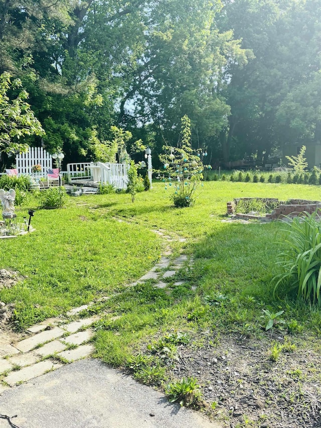 2093 California Ave, Bridgeport, MI 48601 - view of yard
