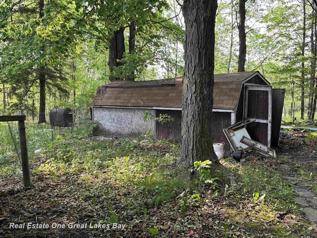 8446 Bamfield Rd, South Branch, MI 48761 - view of shed
