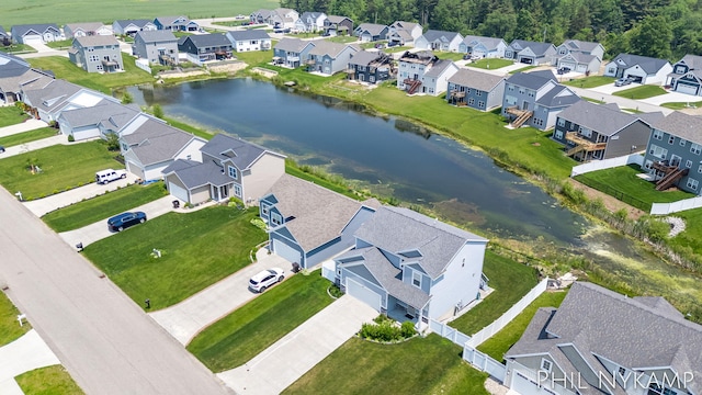 3880 Elm Ridge Dr, Holland, MI 49424 - aerial view of property's location featuring nearby suburban area and a large body of water