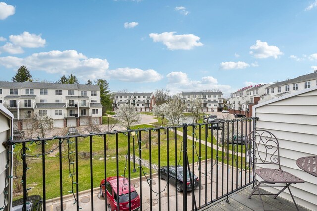 1870 Lindsay Ln, Ann Arbor, MI 48104 - balcony featuring a residential view