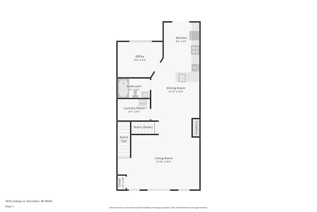 1870 Lindsay Ln, Ann Arbor, MI 48104 - room layout