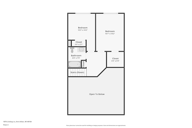 1870 Lindsay Ln, Ann Arbor, MI 48104 - property floor plan