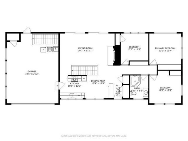 457 Gary Ave, Benton Harbor, MI 49022 - home floor plan