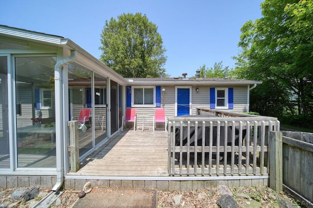715 W Main St, Morenci, MI 49256 - deck with a sunroom
