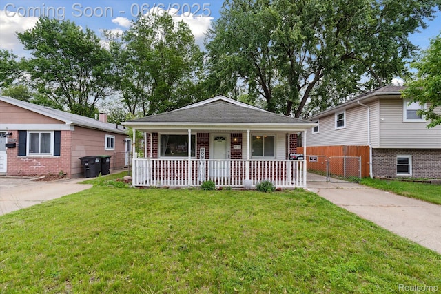 6057 Sylvia St, Taylor, MI 48180 - view of front of house featuring covered porch