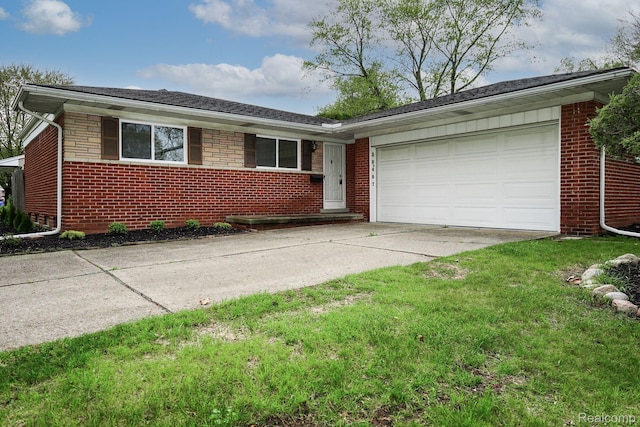 28407 Milton Ave, Warren, MI 48092 - single story home with driveway, brick siding, and a garage