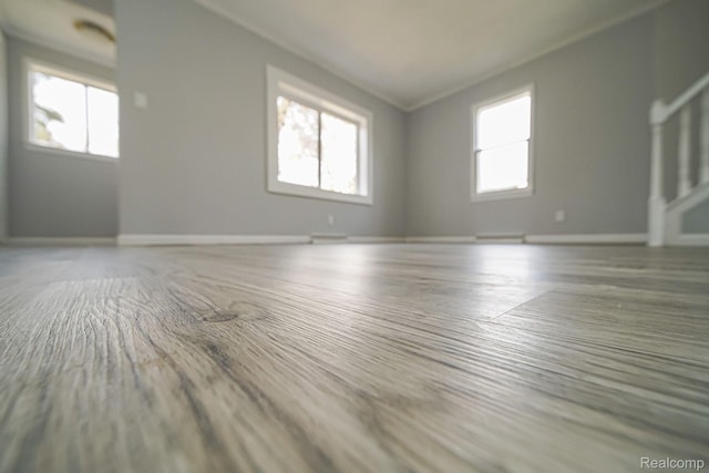 967 Keith St, Oxford, MI 48371 - spare room with baseboards and wood finished floors
