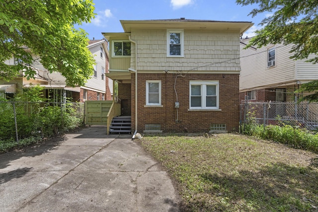 16631 Lawton St, Detroit, MI 48221 - rear view of house featuring brick siding