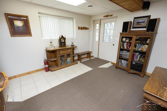3485 Lakeshore Dr, Lupton, MI 48635 - foyer entrance with baseboards