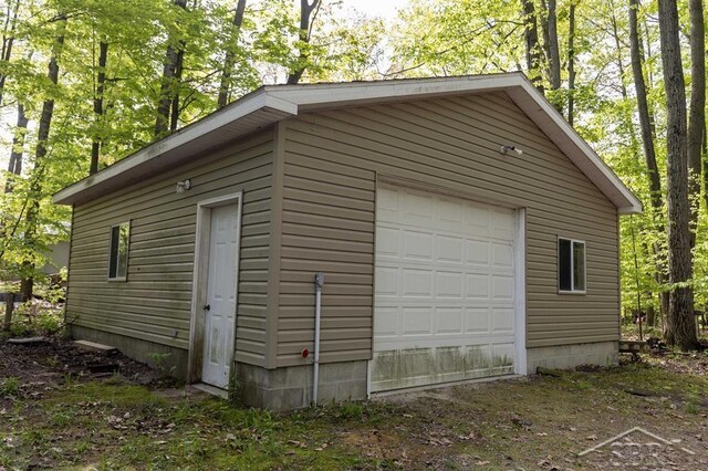 3485 Lakeshore Dr, Lupton, MI 48635 - view of detached garage