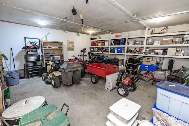 3485 Lakeshore Dr, Lupton, MI 48635 - view of garage