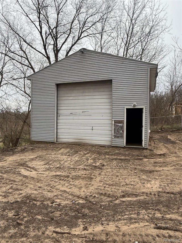 497 River Rd, Otsego, MI 49078 - view of detached garage