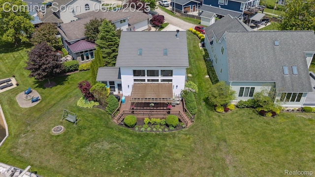 4118 Shoreview Ln, Whitmore Lake, MI 48189 - aerial perspective of suburban area