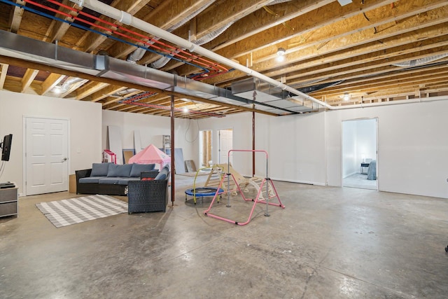 10 Windswept Ln, Hillsdale, MI 49242 - view of unfinished basement