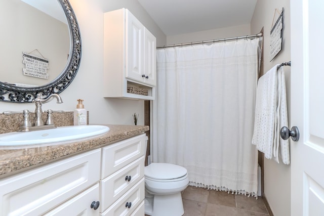 133 E Auburn Trl, Brighton, MI 48114 - bathroom featuring vanity, toilet, and a shower with curtain