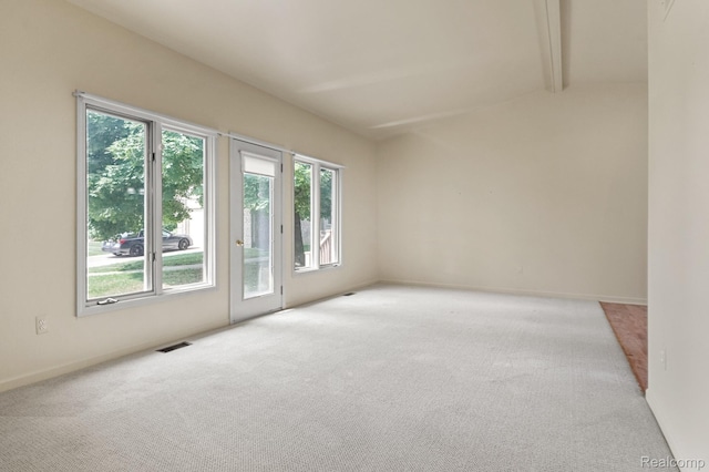 13716 Maple Grove Ave, Shelby Twp, MI 48315 - empty room with light carpet and baseboards