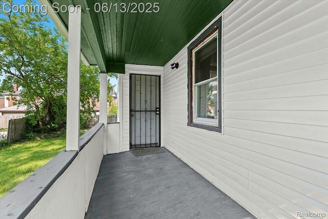14435 Prevost St, Redford, MI 48227 - view of exterior entry featuring a porch