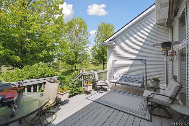 10172 Clarkshire Ct, South Lyon, MI 48178 - view of wooden deck