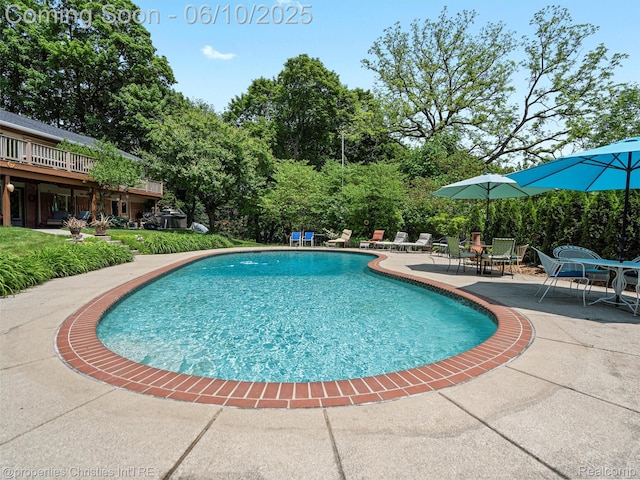 4383 Pine Tree Trl, Bloomfield Hills, MI 48302 - outdoor pool with a patio area