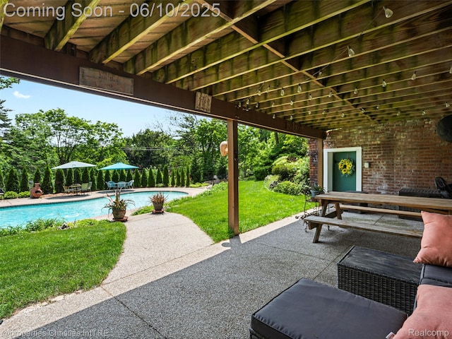 4383 Pine Tree Trl, Bloomfield Hills, MI 48302 - view of patio / terrace with an outdoor pool