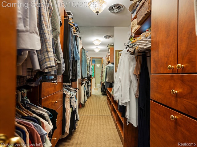 4383 Pine Tree Trl, Bloomfield Hills, MI 48302 - spacious closet featuring light carpet
