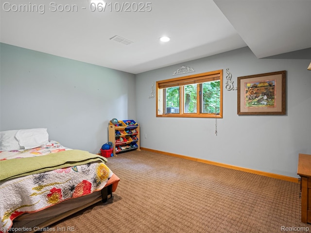 4383 Pine Tree Trl, Bloomfield Hills, MI 48302 - bedroom featuring carpet floors, baseboards, and recessed lighting