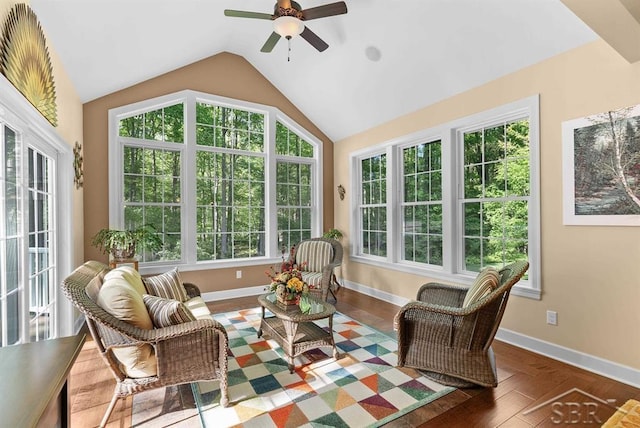 2887 E Iron Woods Pass, Midland, MI 48642 - sunroom featuring vaulted ceiling