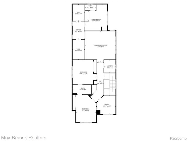 855 Wallace St, Birmingham, MI 48009 - floor plan / room layout