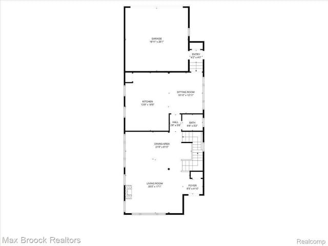 855 Wallace St, Birmingham, MI 48009 - room layout