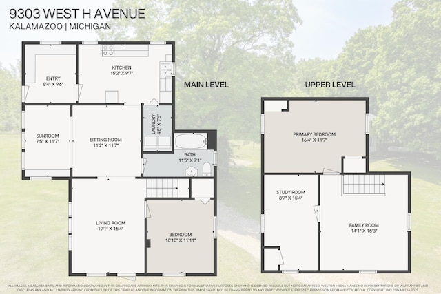 9303 W H Ave, Kalamazoo, MI 49009 - room layout