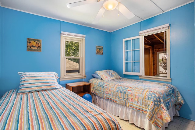 263 Waffle Dr, Coldwater, MI 49036 - bedroom with ceiling fan