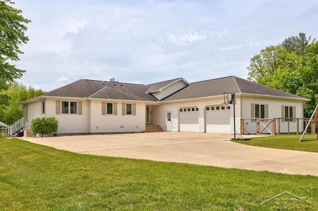 681 Quillett Dr, Beaverton, MI 48612 - single story home with a garage and concrete driveway
