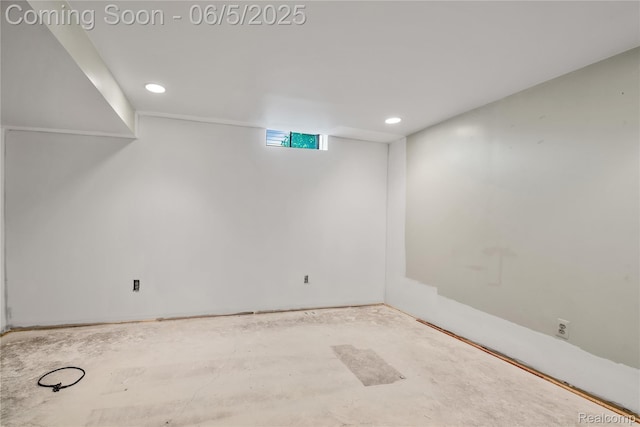 33722 Glen St, Westland, MI 48186 - empty room featuring concrete floors and recessed lighting