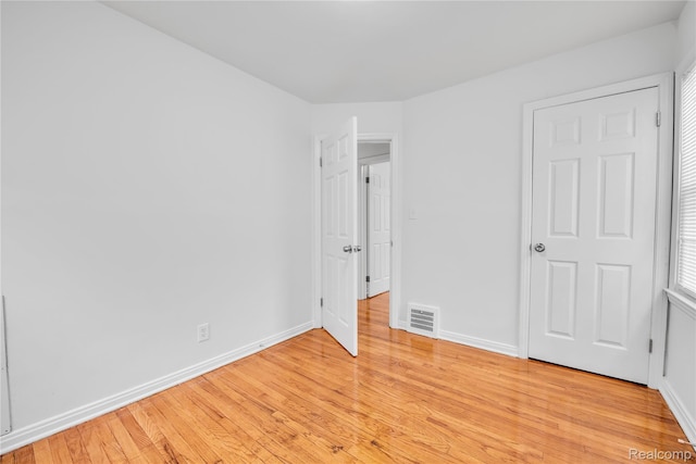 18519 Morang Dr, Detroit, MI 48205 - unfurnished bedroom featuring light wood finished floors and baseboards