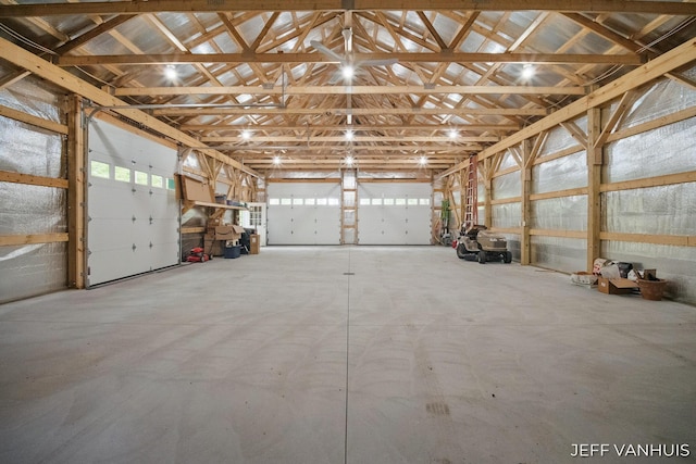 15021 S Star Lake Dr, Baldwin, MI 49304 - view of garage