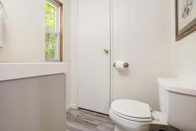 3274 E Rivers Edge, Newaygo, MI 49337 - bathroom with wood finished floors and toilet
