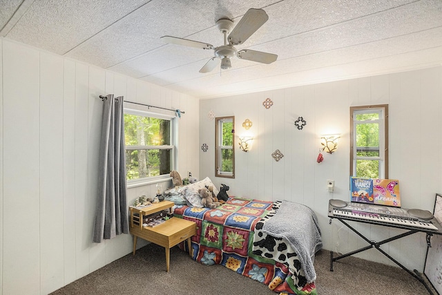 3274 E Rivers Edge, Newaygo, MI 49337 - bedroom featuring carpet and ceiling fan