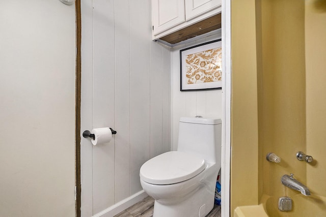 3274 E Rivers Edge, Newaygo, MI 49337 - bathroom with toilet and wood finished floors