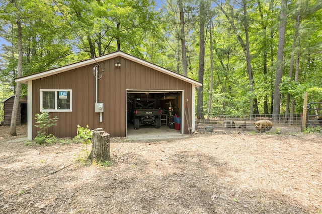 3274 E Rivers Edge, Newaygo, MI 49337 - view of detached garage