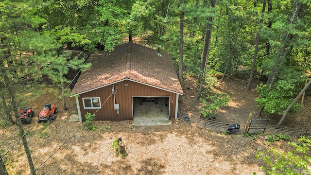 3274 E Rivers Edge, Newaygo, MI 49337 - view of outdoor structure with driveway