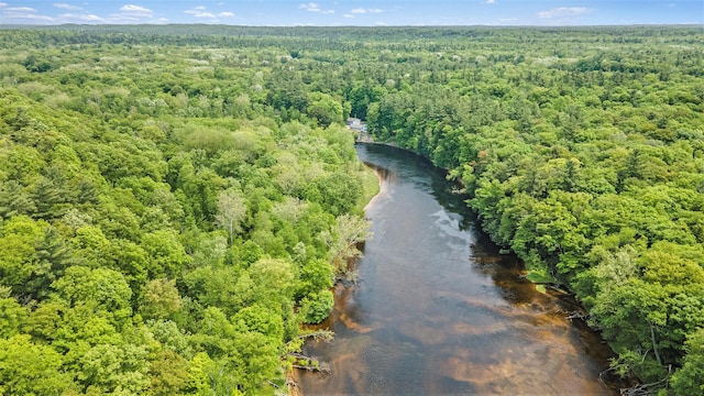 3274 E Rivers Edge, Newaygo, MI 49337 - drone / aerial view of a heavily wooded area